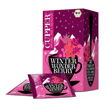 Eco tea infusion cerise cannelle Winter Cupper, 40g, Allos Hof