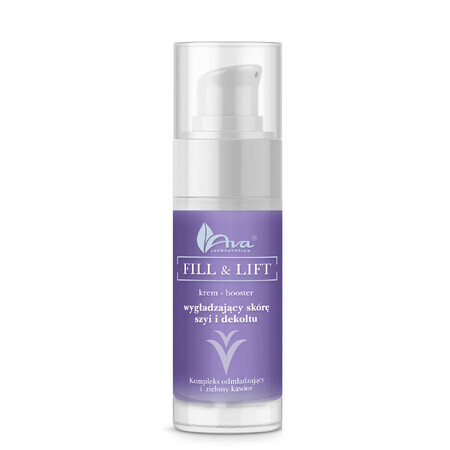 Ava Fill & Lift, Crema de netezire pentru gât și decolteu, 30 ml