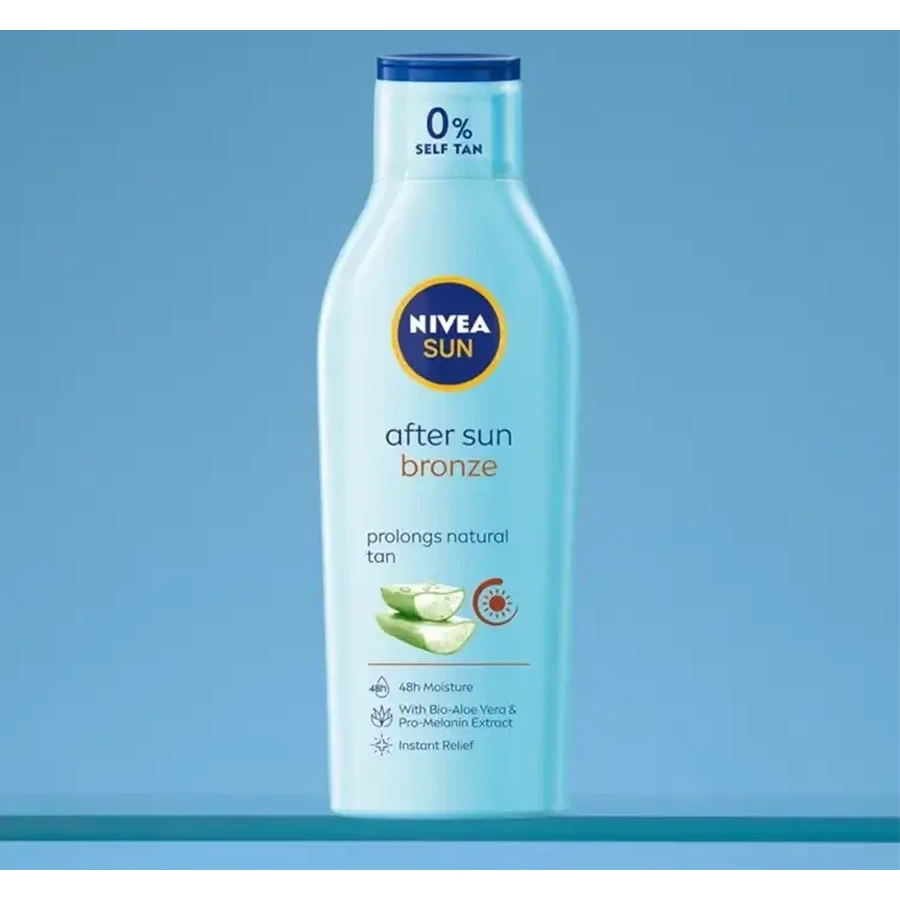 Nivea After Sun Bronze, aftersunlotion die de bruine kleur verlengt, 200 ml