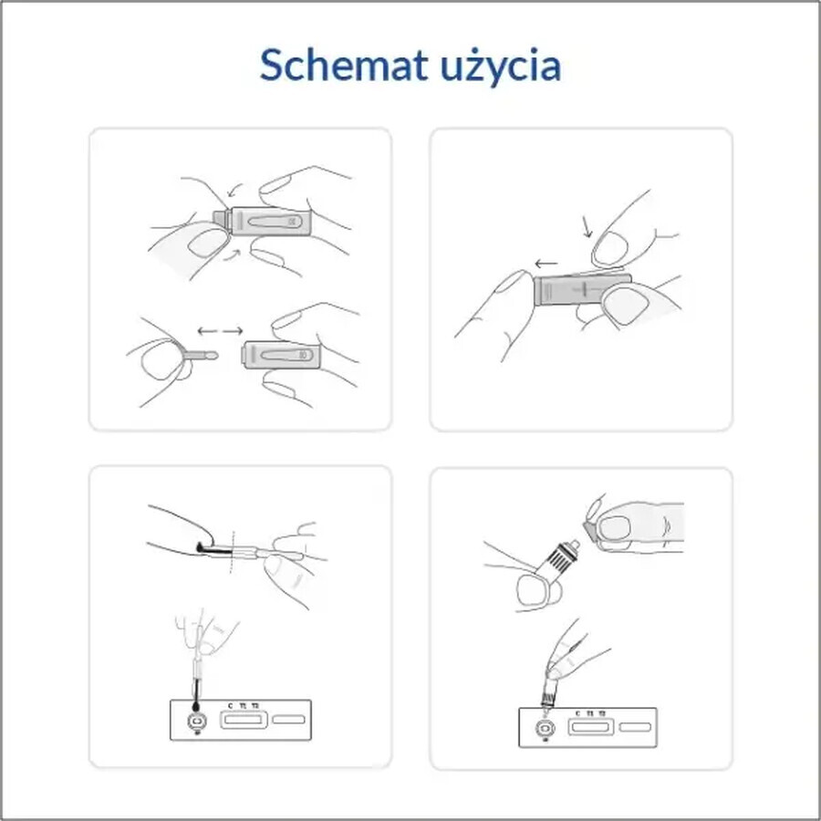 Diather Intoleranz Test, Heimtest zum Nachweis von Antikörpern der Klasse IgA gegen tTG und DGP, Glutenunverträglichkeit und Zöliakie, 1 Stück