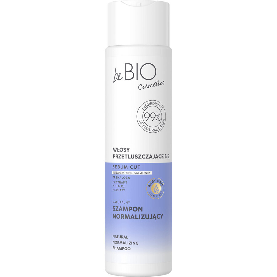 beBIO Ewa Chodakowska, natuurlijke shampoo voor vet haar, 300 ml