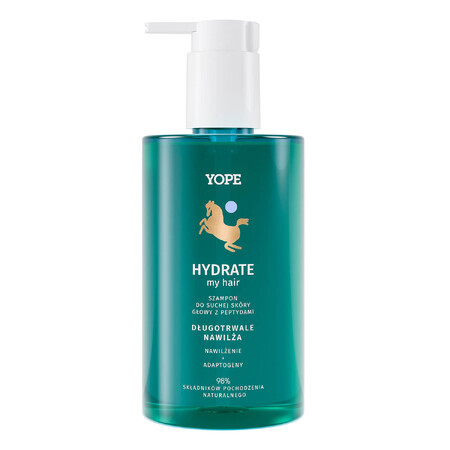 Yope Hydrate My Hair, shampoo for dry scalp with peptides, 300 ml