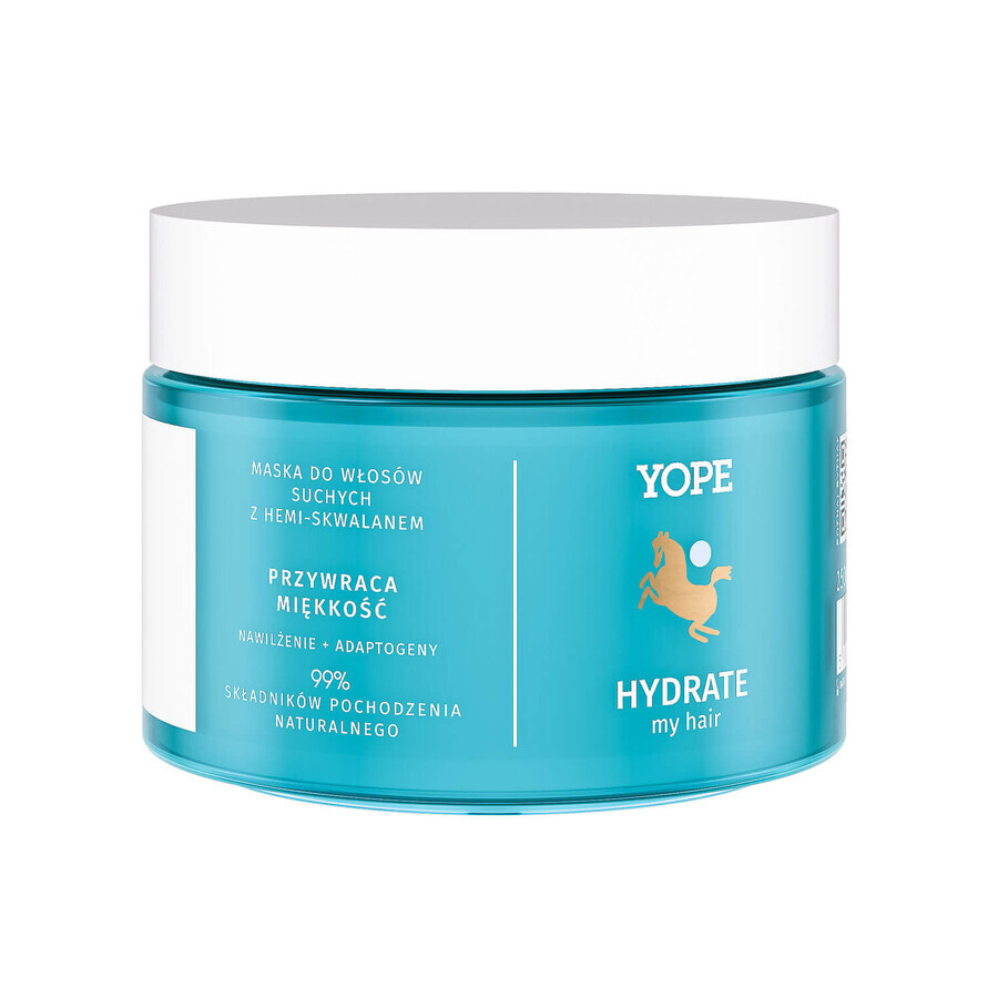 Yope Hydrate My Hair, Mask for dry hair with hemi-squalane, 250 ml