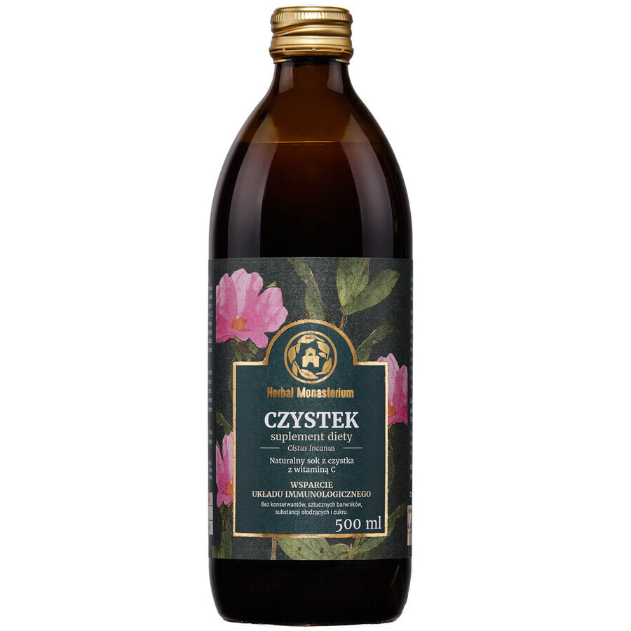 Herbal Monasterium Cistus, jus naturel avec vitamine C, 500 ml