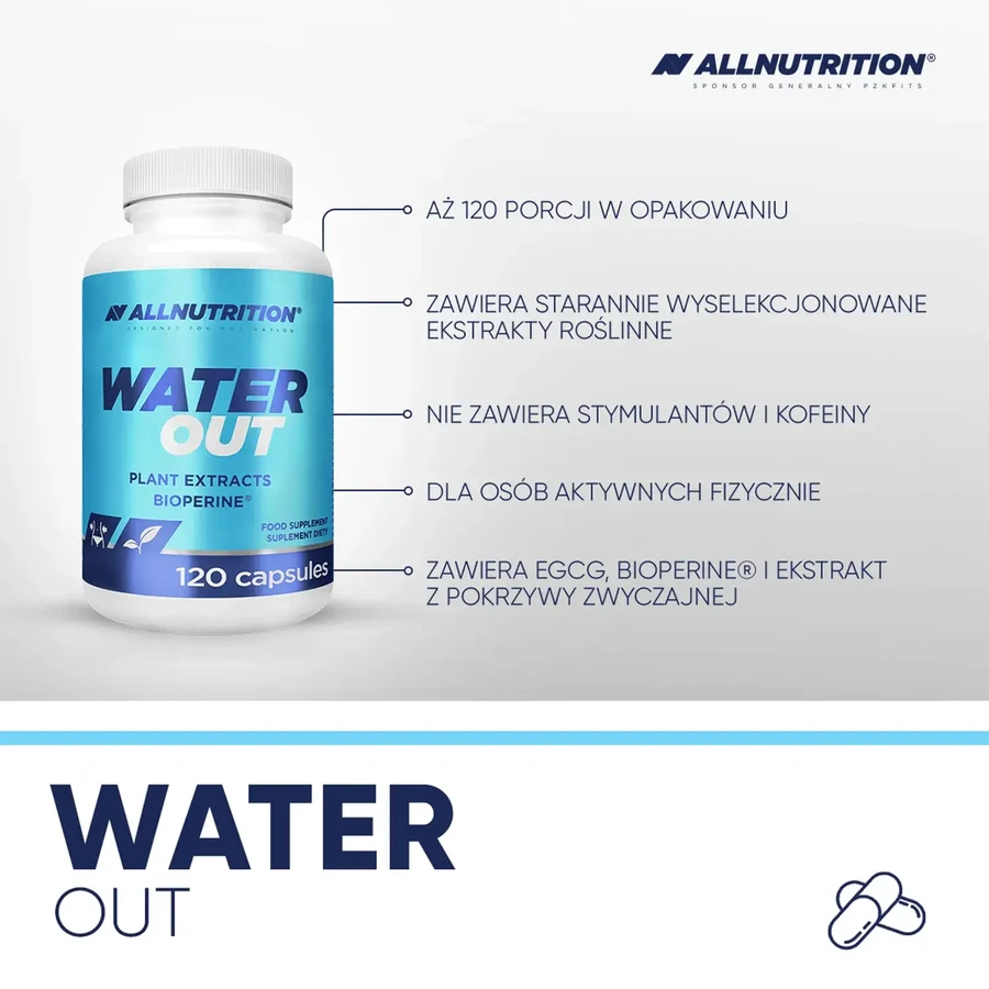Allnutrition Water Out, 120 Kapseln