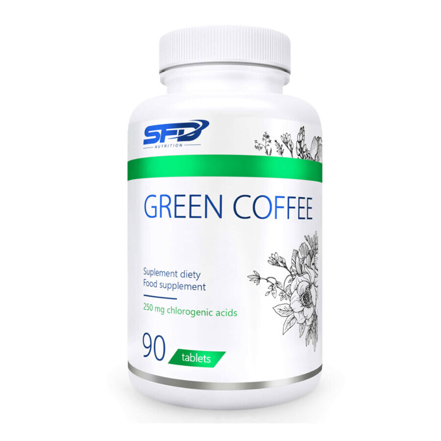 SFD Green Coffee, groene koffie, 90 tabletten