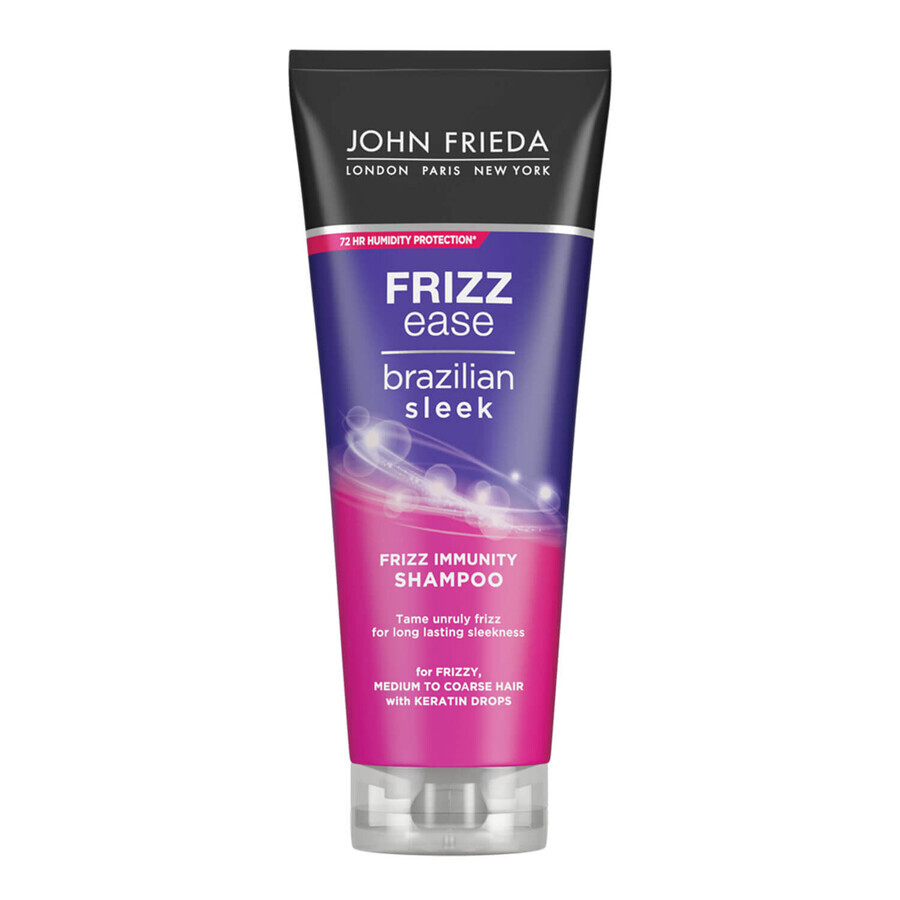 John Frieda Frizz Ease, shampoo voor kroeshaar, Brazilian Sleek, 250 ml