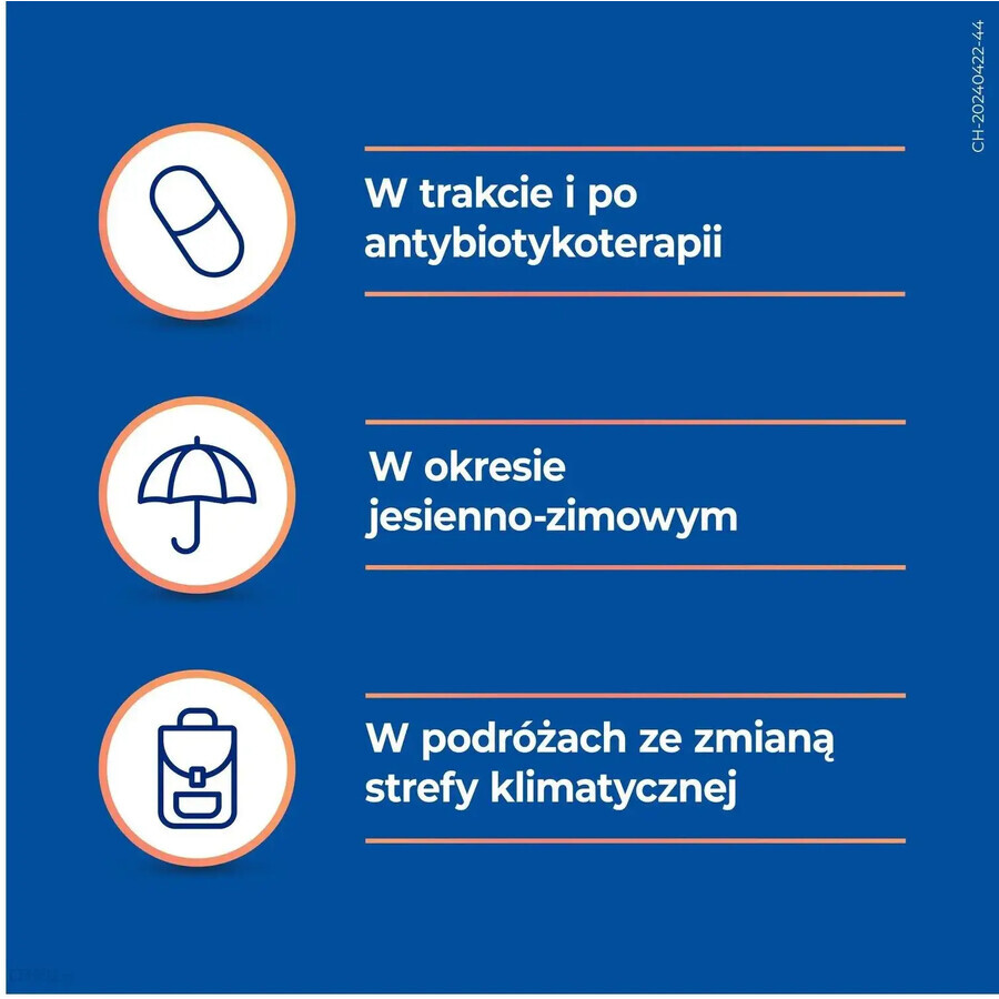 Probiotico Dicoflor 6 per bambini dai 3 anni e adulti, 20 capsule, Bayer