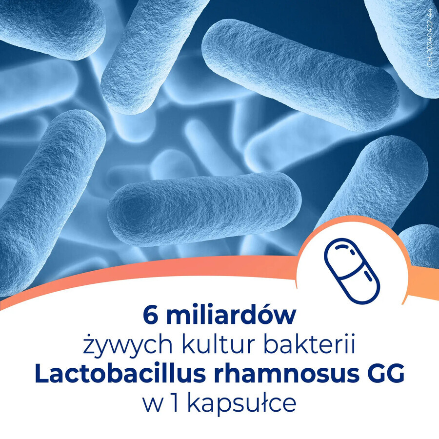 Dicoflor 6, 20 Kapseln, Probiotika für den Darm, hilft bei Verdauungsbeschwerden und stärkt die Darmflora. Ideal für die Gesundheit des Magen-Darm-Trakts.