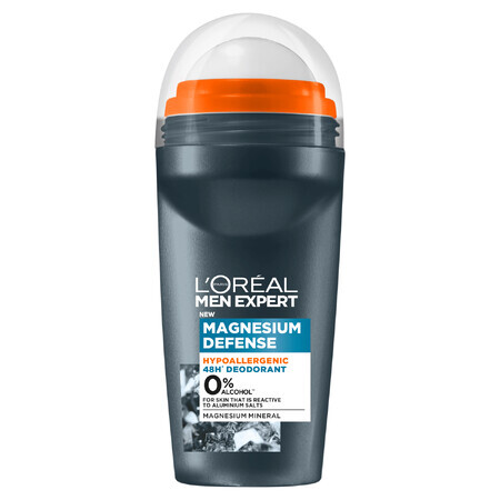 L'Oreal Men Expert, Magnesium Defense, roll-on deodorant, 50 ml