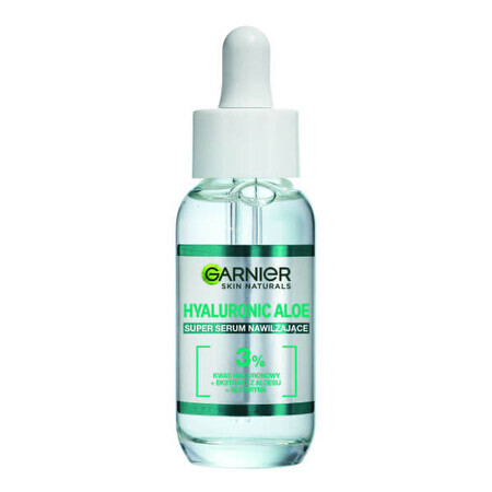 Garnier Hyaluronic Aloe, sérum super hydratant, 3% (acide hyaluronique + extrait d&#39;aloès + glycérine), 30 ml