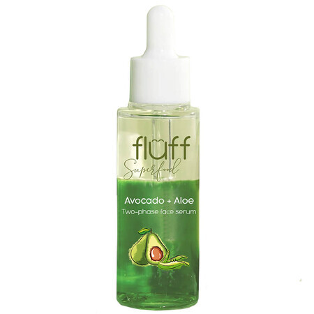 Fluff Superfood, Serum bifazic, avocado și aloe vera, 40 ml