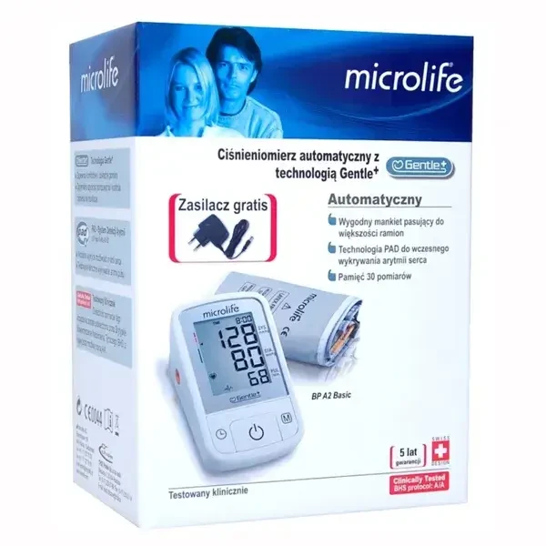 Microlife BP A2 Basic, automatische bovenarmbloeddrukmeter