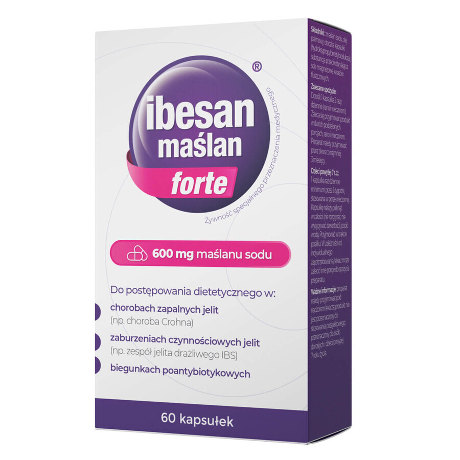 Ibesan Butyraat Forte, 60 capsules