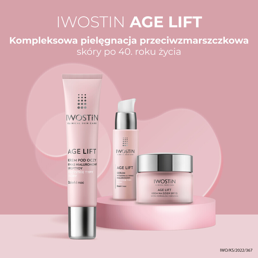 Iwostin Age Lift, oogcrème, dag en nacht, 15 ml