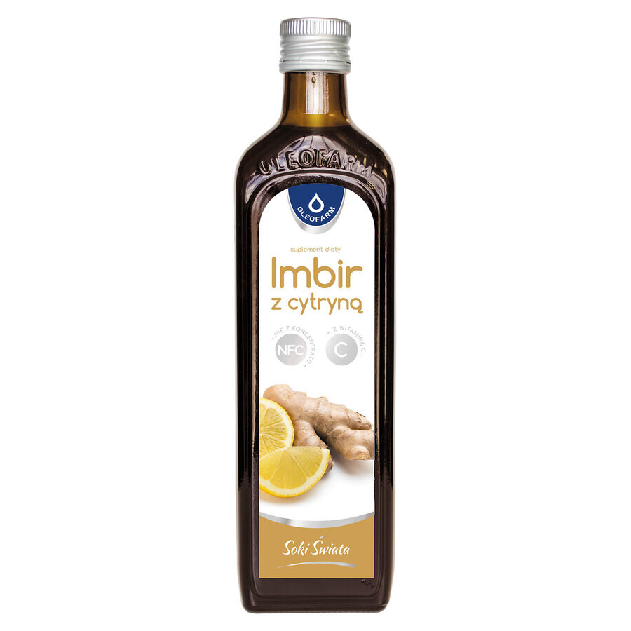 Bevanda Elementale con Zenzero, Limone e Vitamina C, 490 ml