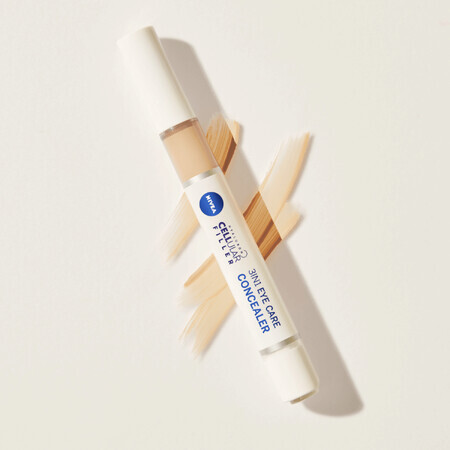 Nivea Hyaluron Cellular Filler, crème die donkere kringen onder de ogen corrigeert 3in1, 01 licht, 4 ml