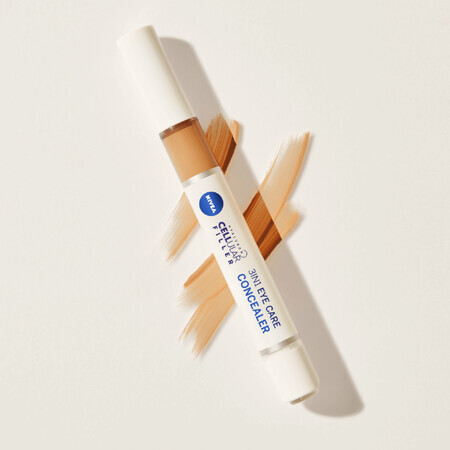 Nivea Hyaluron Cellular Filler, crème die donkere kringen onder de ogen corrigeert 3in1, 03 donker, 4 ml