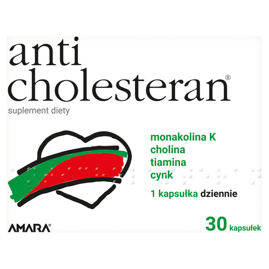 Anticholesteraan, 30 capsules