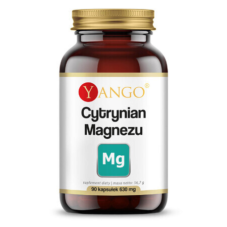 Yango Citrate de magnésium, 90 gélules