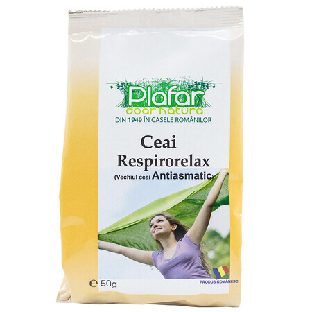 Respirorelax thee (Antiasmatisch), 50g, Plafar