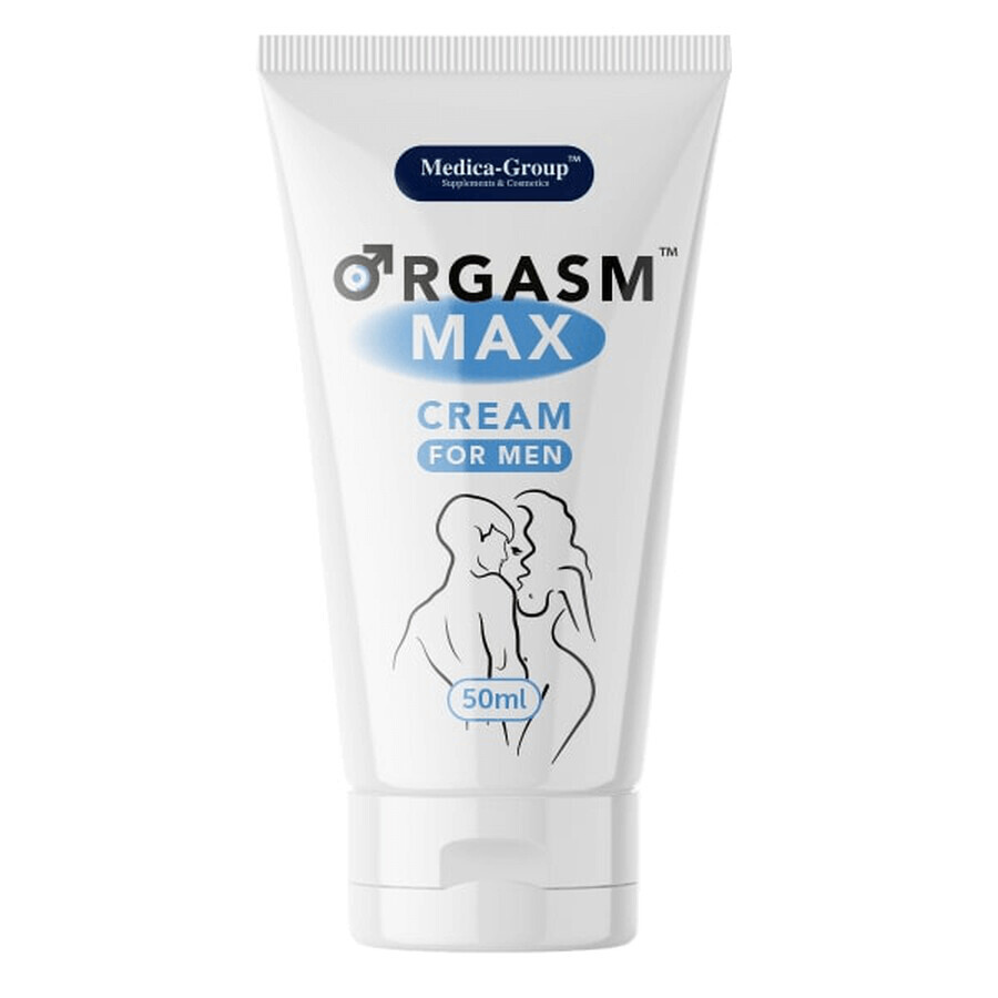 Medica-Group Orgasm Max Cream for Men, intieme crème voor een sterke en lange erectie, 50 ml