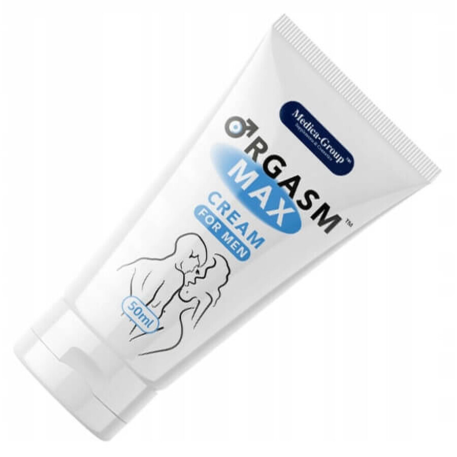 Medica-Group Orgasm Max Cream for Men, intieme crème voor een sterke en lange erectie, 50 ml