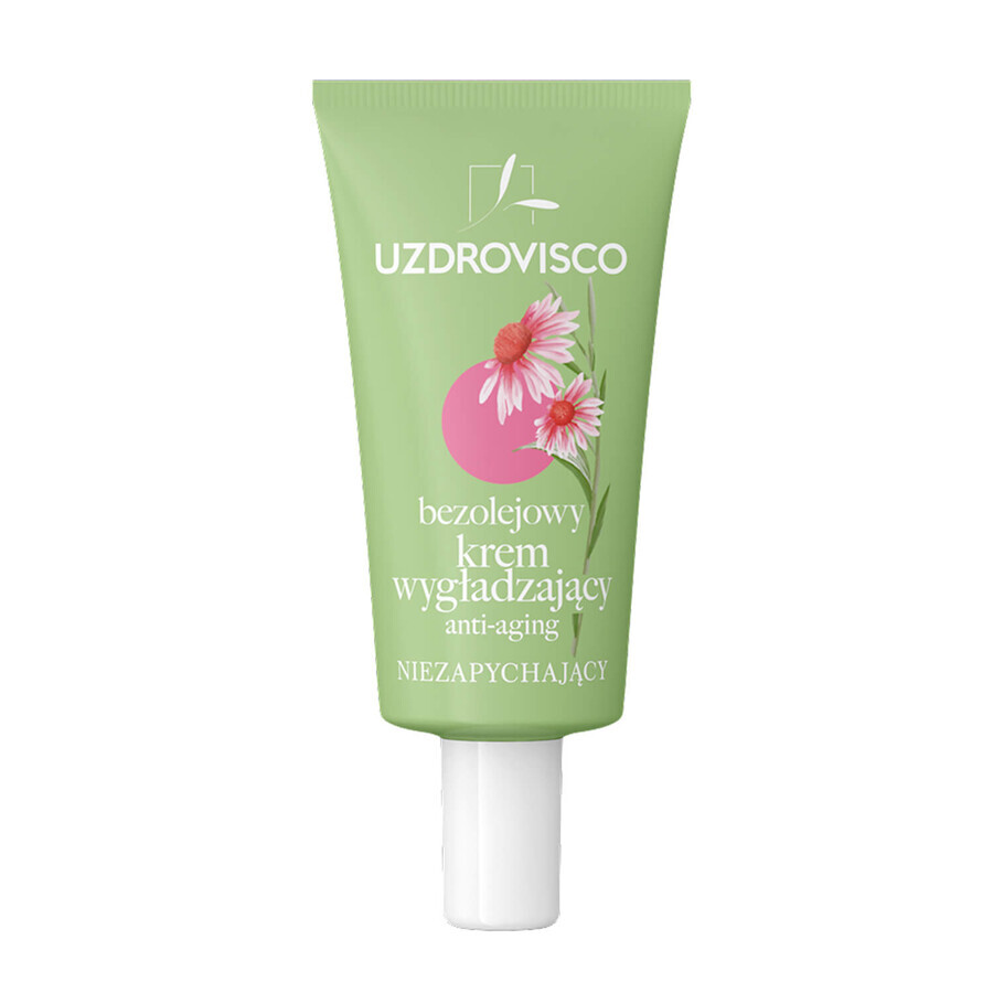 Uzdrovisco, Oil-Free Anti-Aging Smoothing Cream, Non-Comedogenic, 50ml