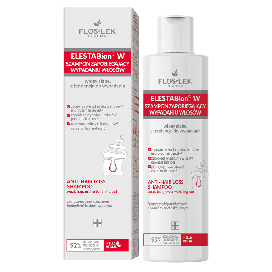 Flos-lek Elestabion W, shampoo tegen haaruitval, 225 ml