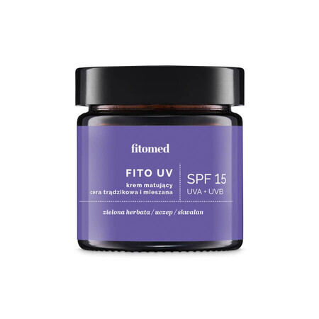 Fitomed Fito UV, matterende crème, acne en gecombineerde huid, SPF 15, 55 g