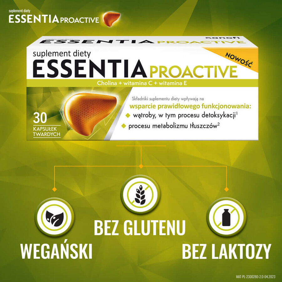 Integratore Alimentare Essentia Proactive, 30 capsule