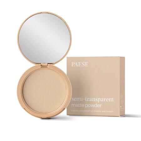 Paese, poudre matifiante semi-transparente, 1A beige chaud, 9 g