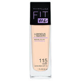 Maybelline Fit Me! Luminous and Smooth, illuminating foundation, No. 115 Ivory, 30 ml