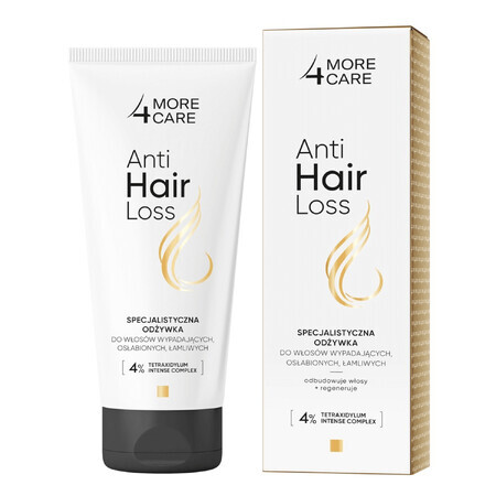 More 4 Care Anti Hair Loss, après-shampooing spécialisé pour cheveux tombants, fragilisés et cassants, 200 ml