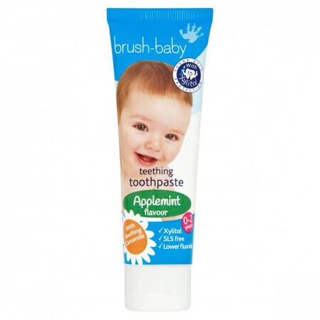 Brush-Baby, toothpaste for children 0-2 years, mint, with fluoride, 50 ml