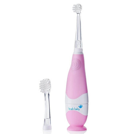 Brush-Baby BabySonic Pro, sonic toothbrush for children, pink, 0-3 years, 1 piece