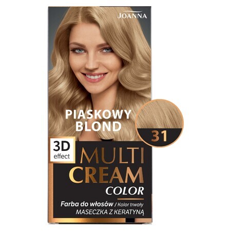 Joanna Multi Cream Color, haarverf, 31 zandblond, 1 stuk