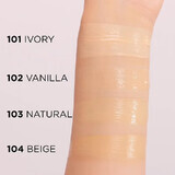 Eveline Cosmetics Satin Matt Foundation, matterende gezichtsfoundation, 102 Vanille, 30 ml