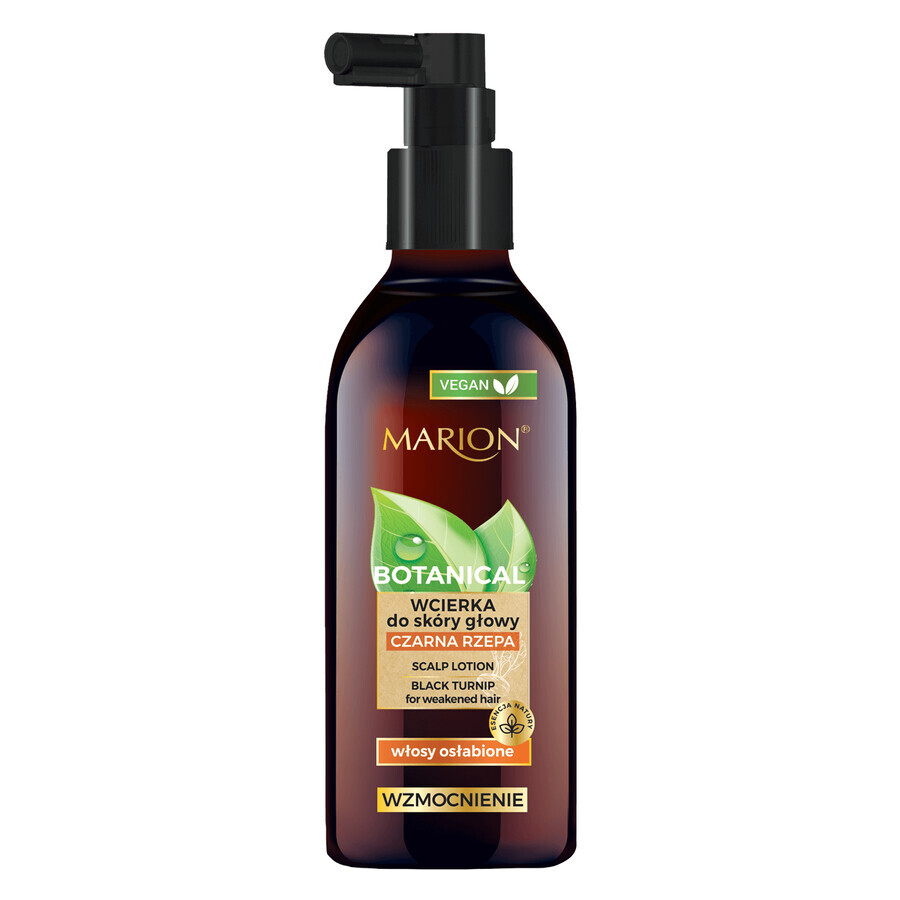 Marion Botanical, lotion fortifiante pour cuir chevelu à base de plantes, navet noir, 150 ml