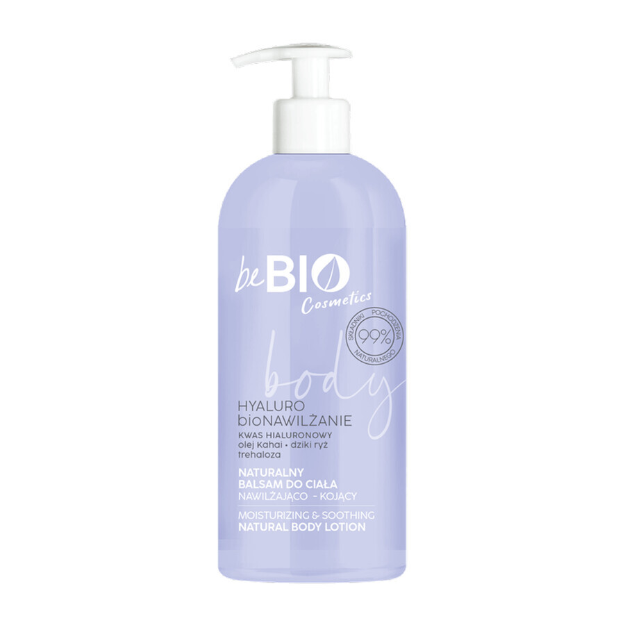 beBIO Cosmetics Hyaluro bioMoisturizing, natuurlijke lichaamsbalsem, hydraterend en verzachtend, 350 ml