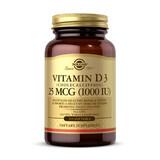 Solgar Vitamine D3 1000 IE, 100 capsules