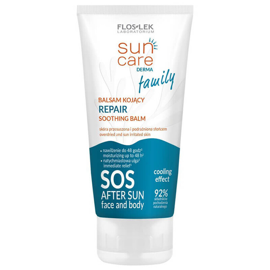 Flos-Lek Sun Care Derma Family, verzachtende balsem, 125 ml