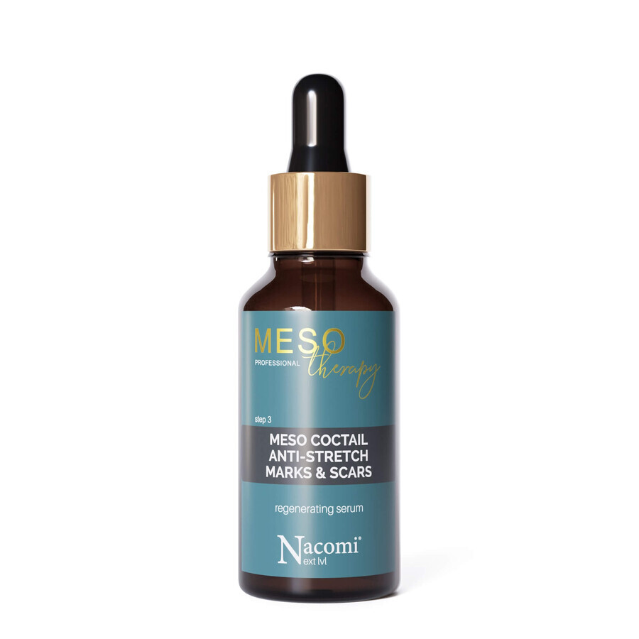 Nacomi Next Level Meso Therapy, cocktail ter voorkoming van littekens en striae, 30 ml