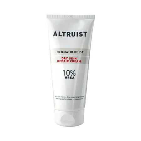 Altruist Dry Skin Repair Cream, regenererende crème voor de droge huid, met 10% ureum, 200 ml