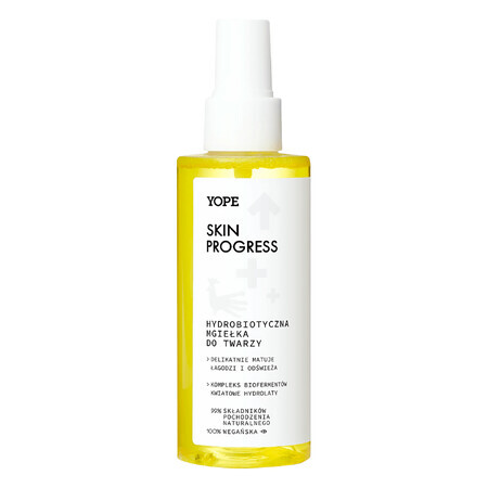 Yope Skin Progress, hydrobiotische gezichtsmist, 150 ml