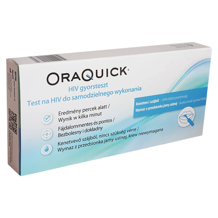 Oraquick, test VIH DIY, 1 pièce