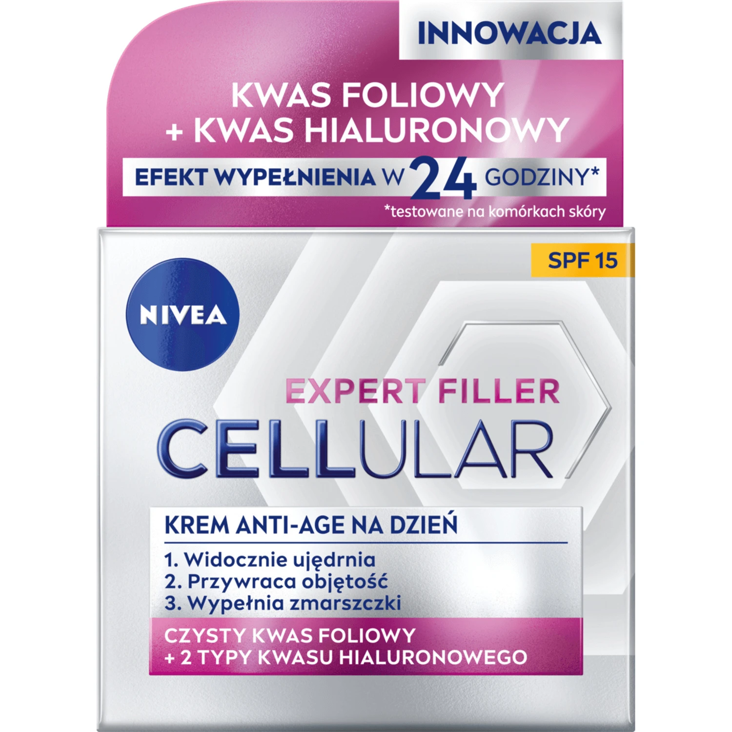 Nivea Hyaluron Cellular Filler, anti-age dagcrème, SPF 15, 50 ml