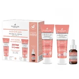 Flos-Lek A+D+E+K verzorgingsset, hydraterende vitaminecrème, SPF 15, 50 ml + voedende vitaminecrème, 50 ml + vitamine huidboosterolie, 5 ml