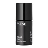 Paese Expert Matt Foundation, gespecialiseerde matterende foundation, 502W Naturel Beige, 30 ml