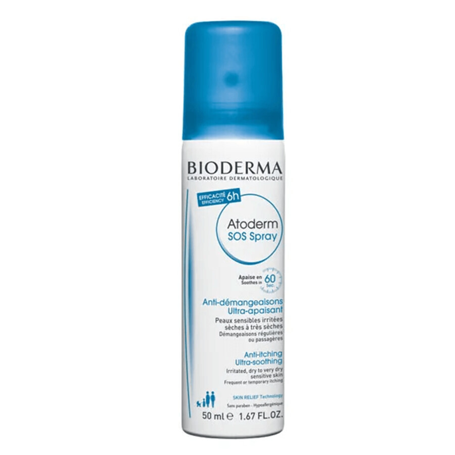 Bioderma Coffret Atoderm, huile de douche, 200 ml + crème corps, 200 ml + crème mains, 50 ml